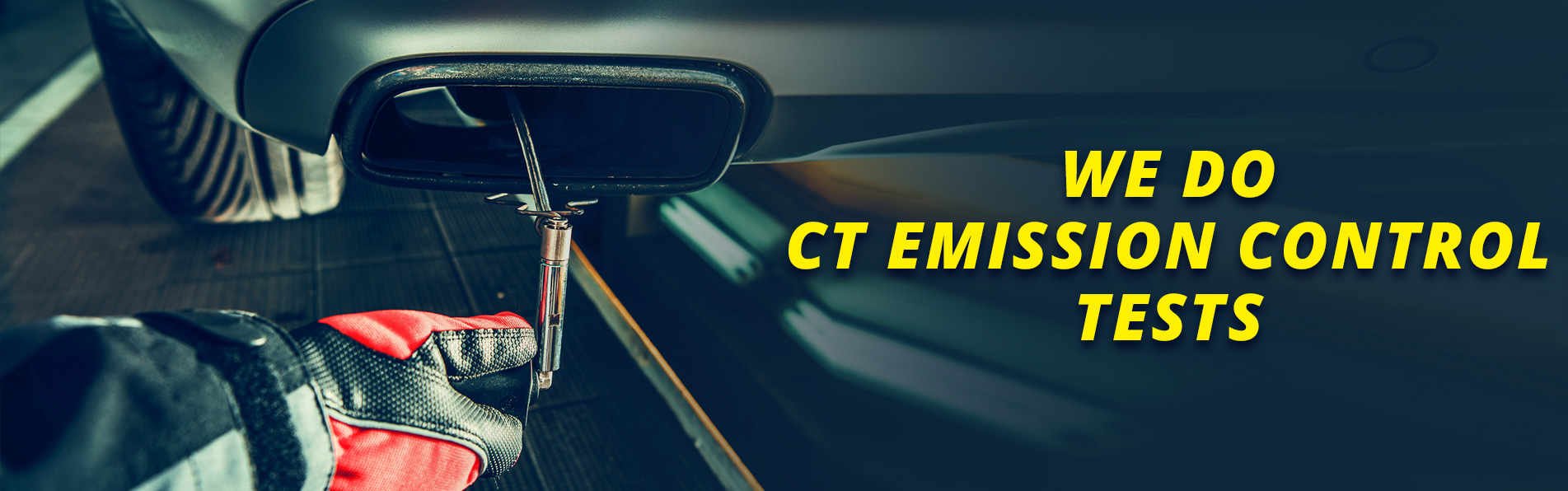 We do CT Emission control tests